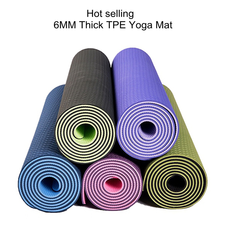 colorful tpe yoga mats