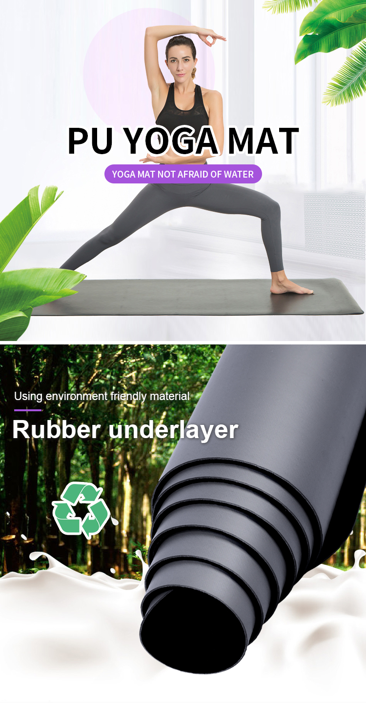 pu yoga mats wholesale