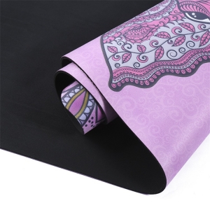 rubber suede yoga mats