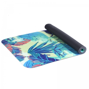 microfiber rubber yoga mat