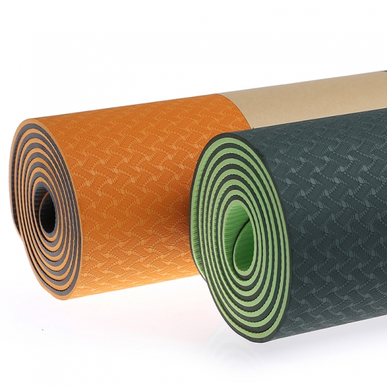 New Custom Antislip Eco Friendly Fitness TPE Yoga Mat Wholesale