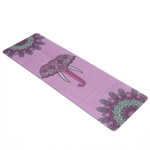 rubber suede yoga mats