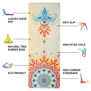 yoga mats suede