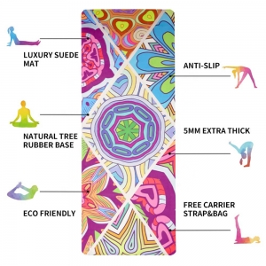 suede yoga mats