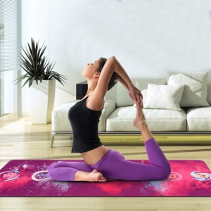 non-skid suede yoga mats