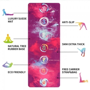 non-skid suede yoga mats