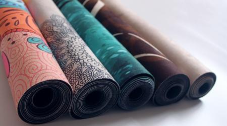 suede yoga mats