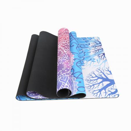 suede rubber yoga mats