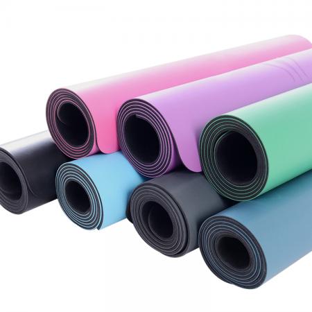 Natural rubber yoga mat