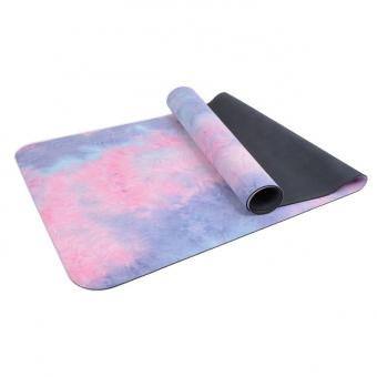 Suede yoga mat