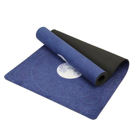 non-slip suede yoga mat