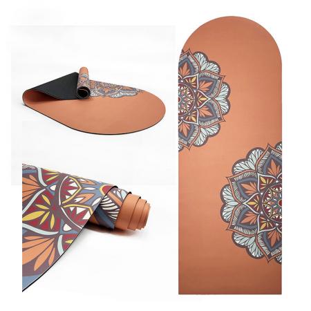 Suede yoga mats