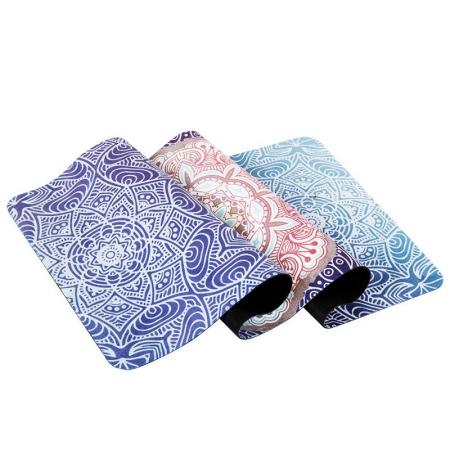 Suede yoga mats