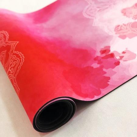 Suede yoga mats