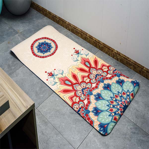Suede Yoga Mat Custom Coloful Design